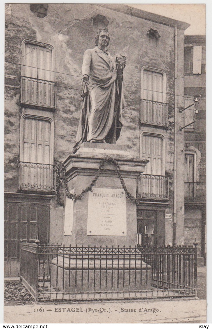 66 - ESTAGEL - Statue D'Arago - Autres & Non Classés