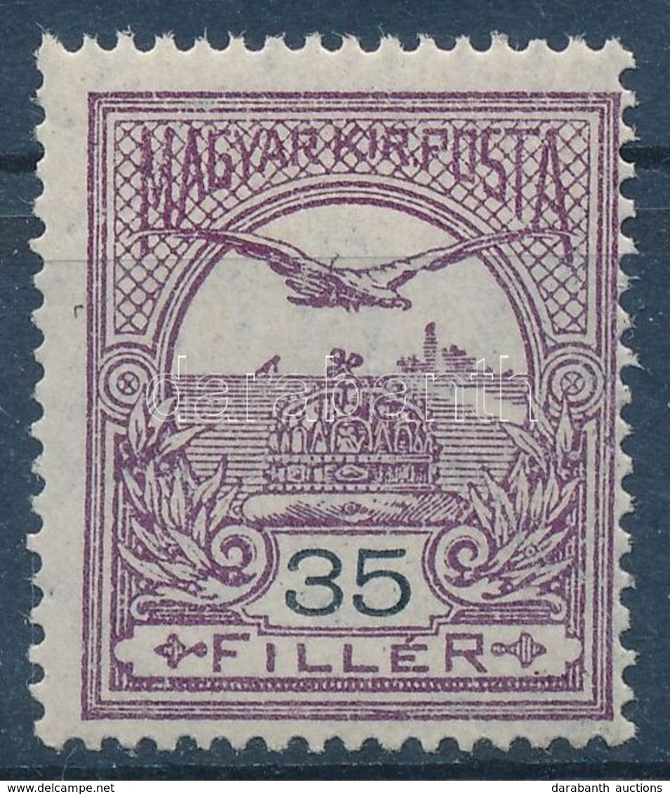 ** 1913 Turul 35f Fekvő Vízjellel  (90.000) - Altri & Non Classificati