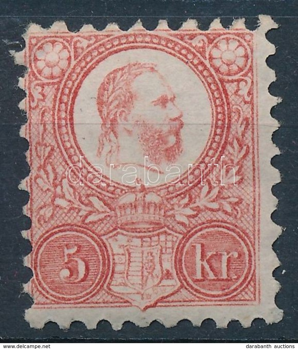 ** 1871 Réznyomat 5kr  (55.000) (gumitörések / Gum Creases) - Andere & Zonder Classificatie