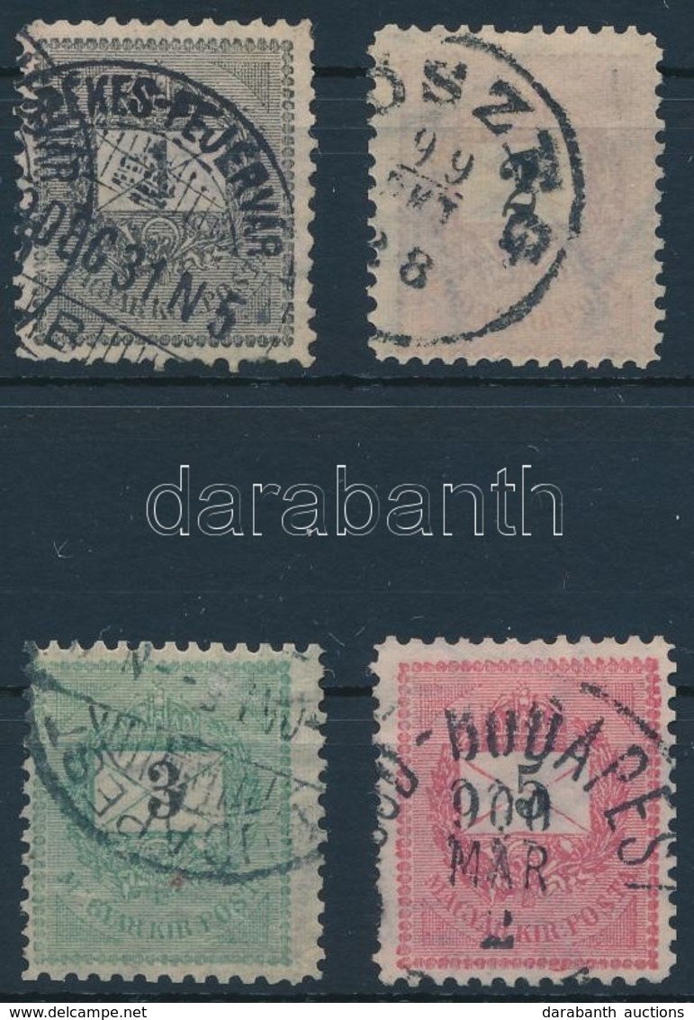 O 1899 1kr, 2kr, 3kr, 5kr 11 1/2 Fogazás (30.000) - Andere & Zonder Classificatie