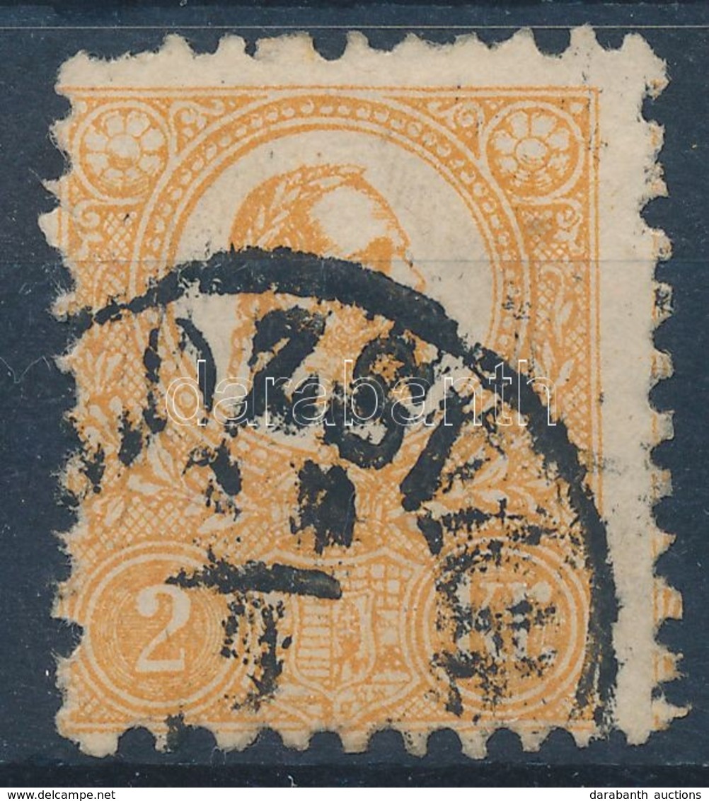 O 1871 Kőnyomat 2kr (26.500) (foghiány / Missing Perf.) - Andere & Zonder Classificatie