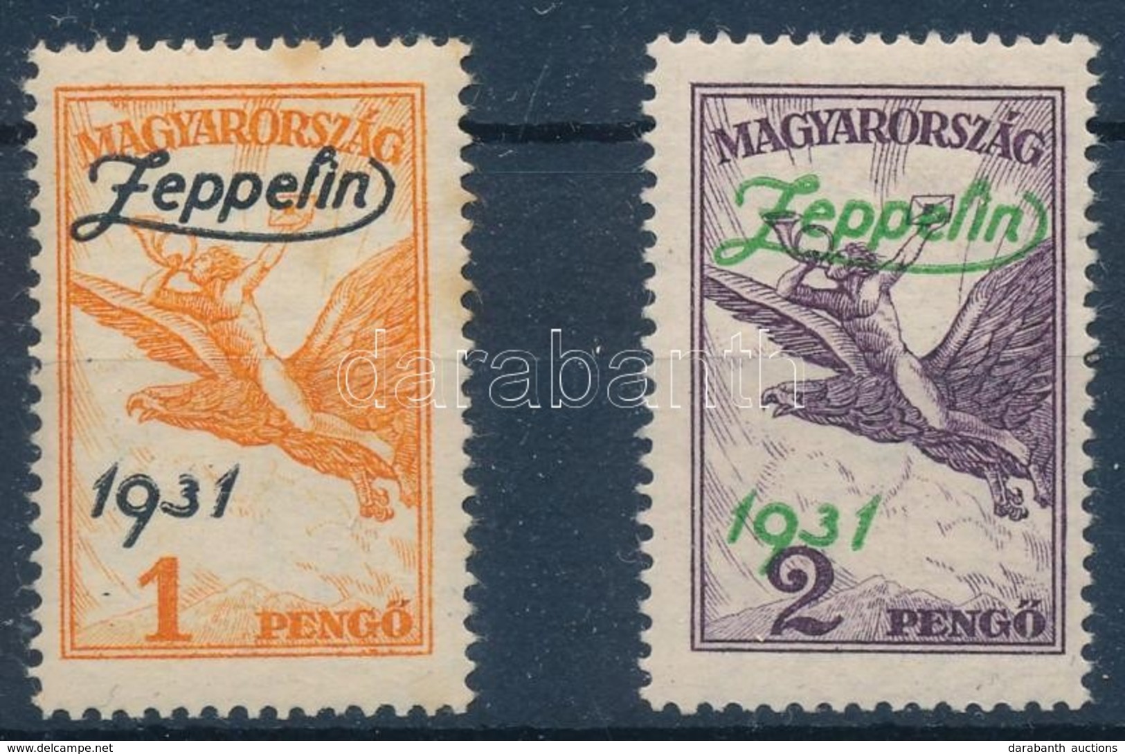 * 1931 Zeppelin Sor (12.000) (rozsda /stain) - Andere & Zonder Classificatie