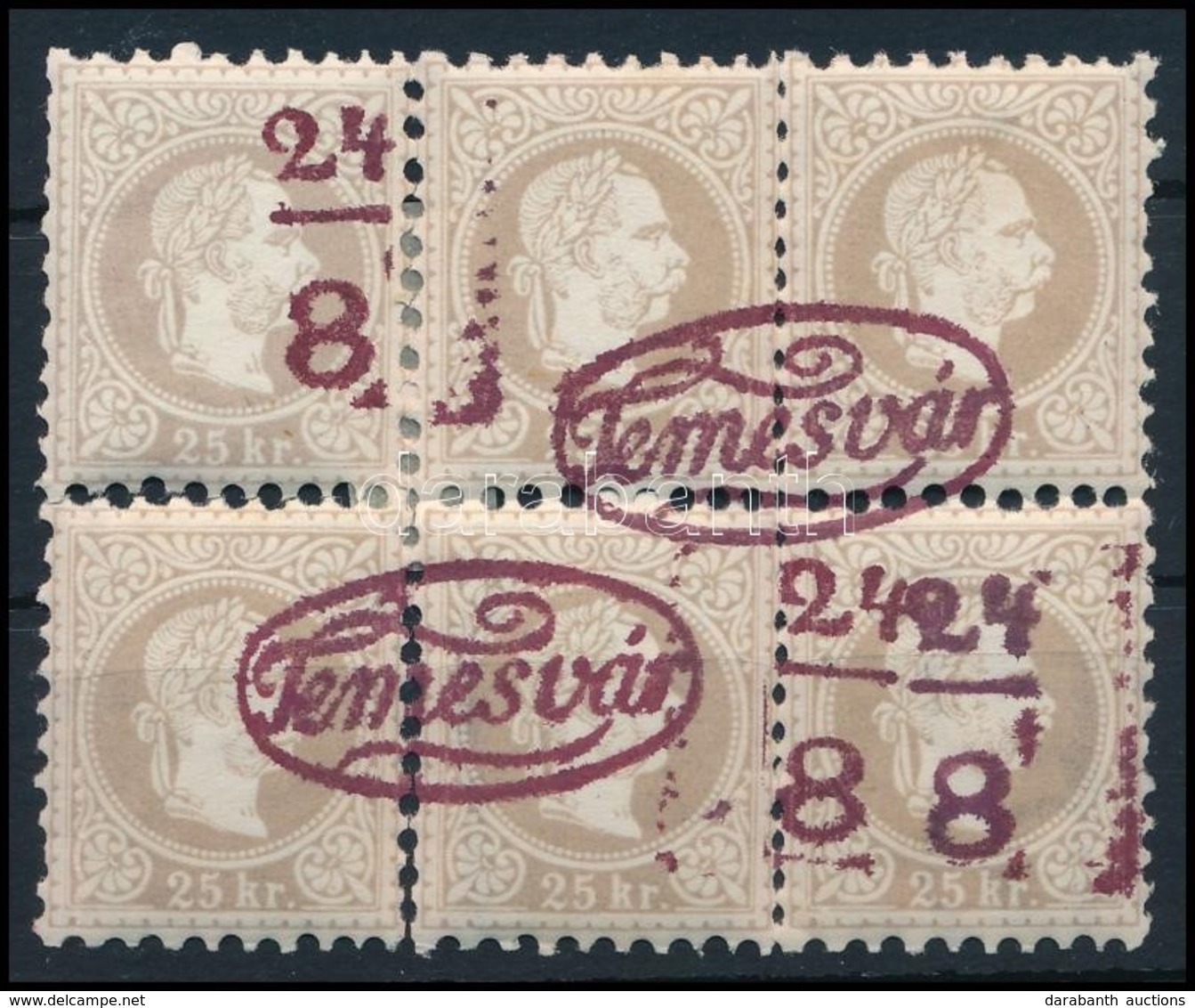 O 1867 25kr Hatostömb Fantázia Bélyegzéssel - Andere & Zonder Classificatie