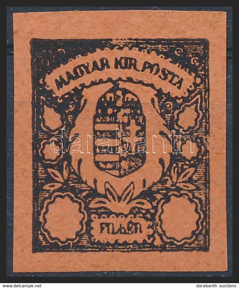 * 1900 Turul Bélyegterv, Nagyon Ritka - Autres & Non Classés