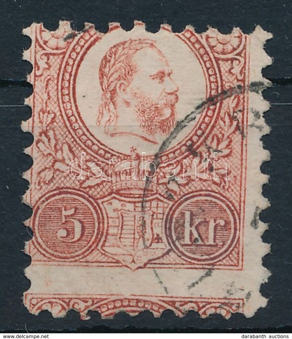 O 1871 Réznyomat 5kr Képbe Fogazva - Other & Unclassified