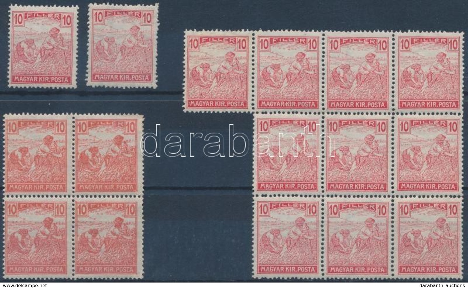 ** 1916 Arató 16 X 10f (11.200) - Andere & Zonder Classificatie