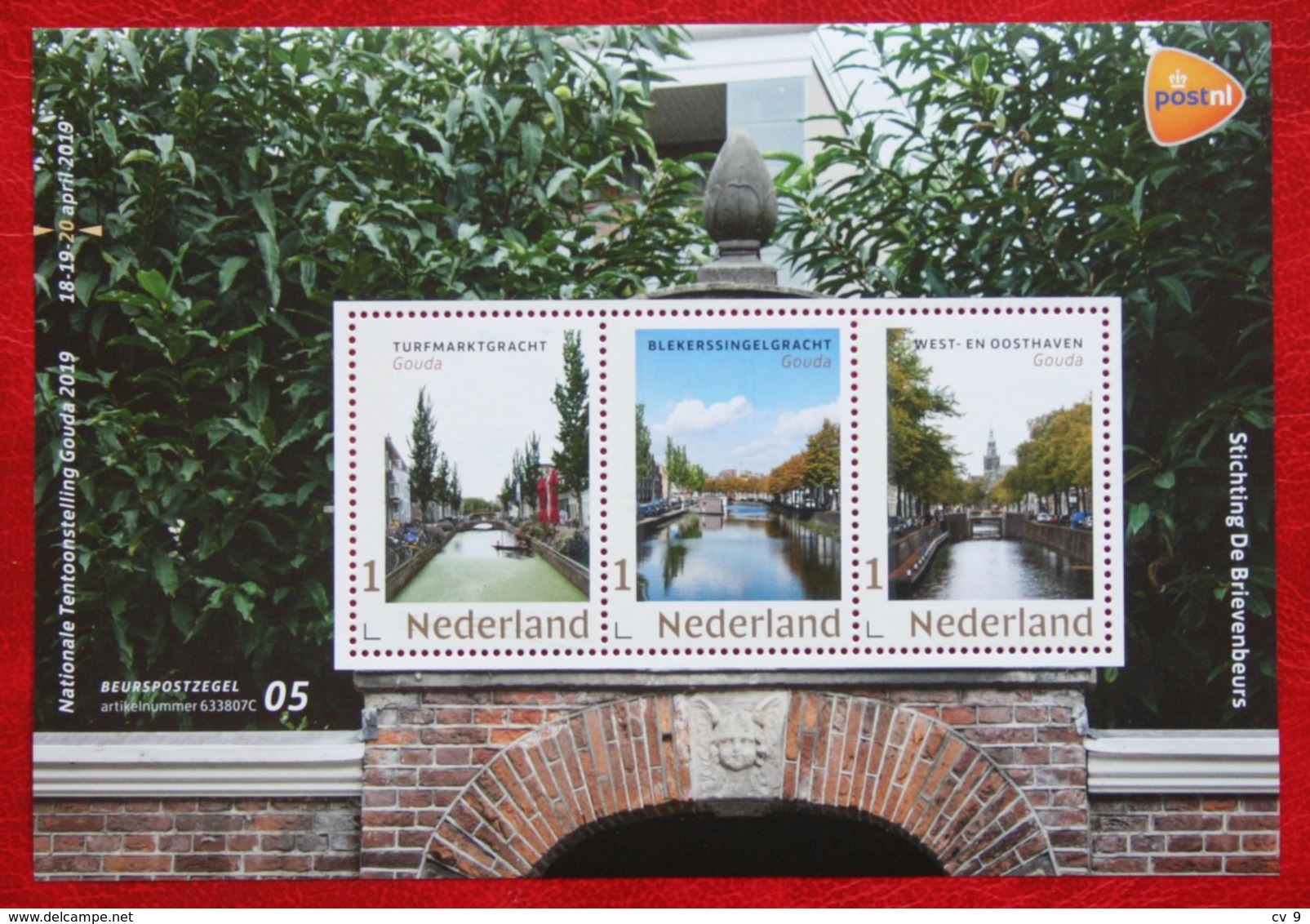 Beurspostzegels Nr. 5 Nationale Tentoonstelling Gouda Bike Velo 2019 POSTFRIS MNH ** NEDERLAND NIEDERLANDE NETHERLANDS - Unused Stamps