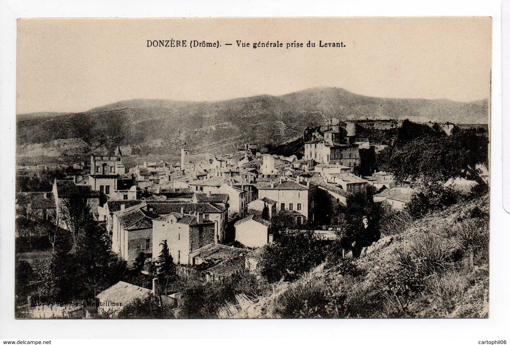 - CPA DONZERE (26) - Vue Générale Prise Du Levant 1925 - - Donzere