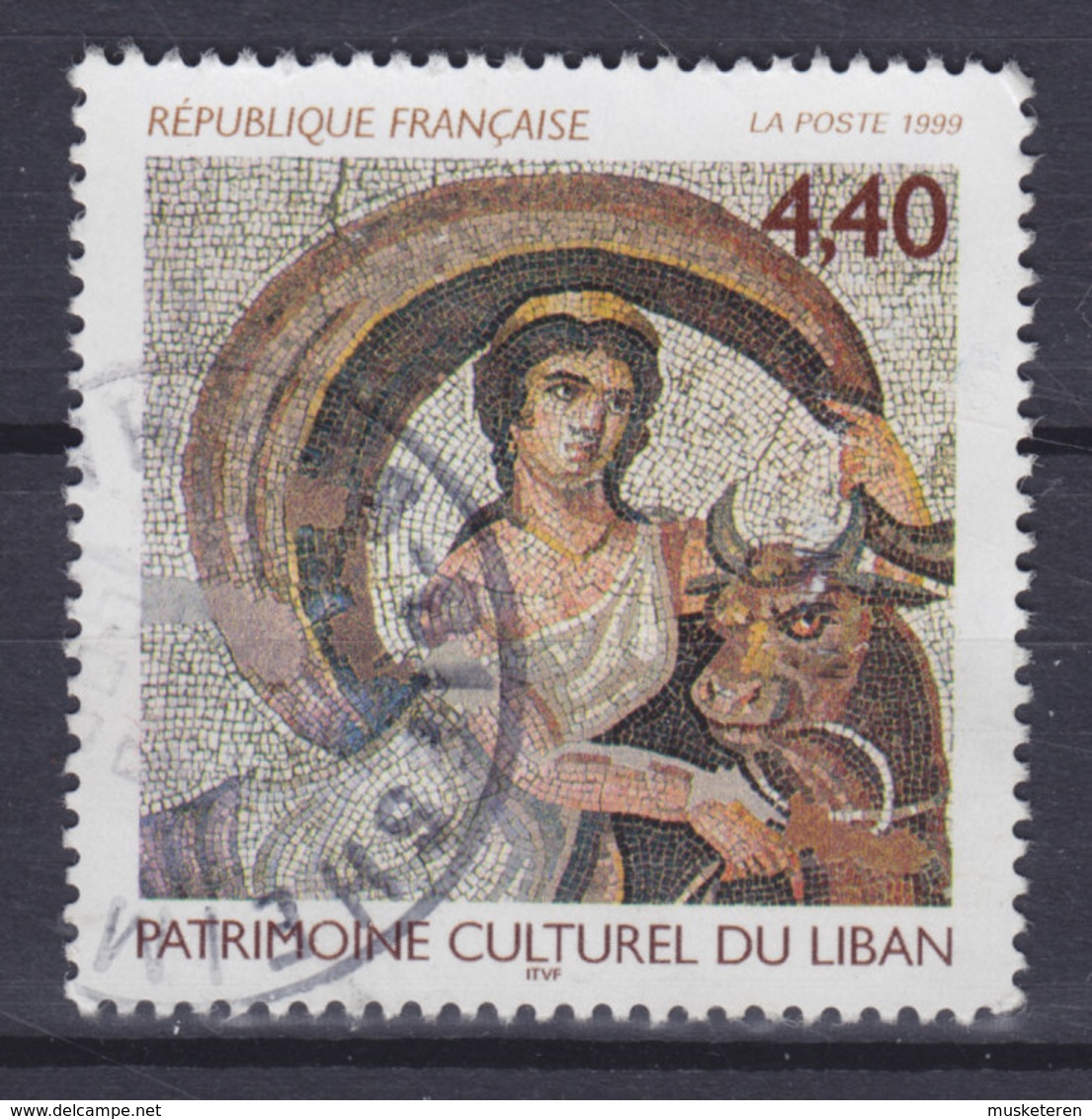 France 1999 Mi. 3366    4.40 Fr. Ausstellung 'Kulturelles Erbe Des Libanon' Mosaik - Gebraucht