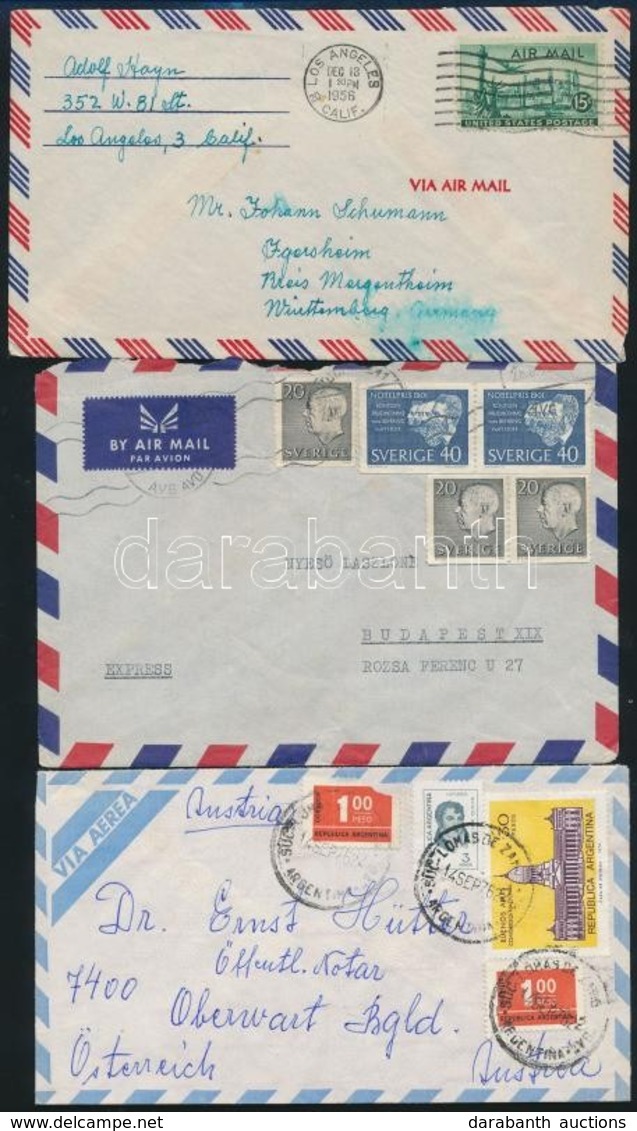 Légiposta Küldemények, 20 Db 1956-tól - Autres & Non Classés