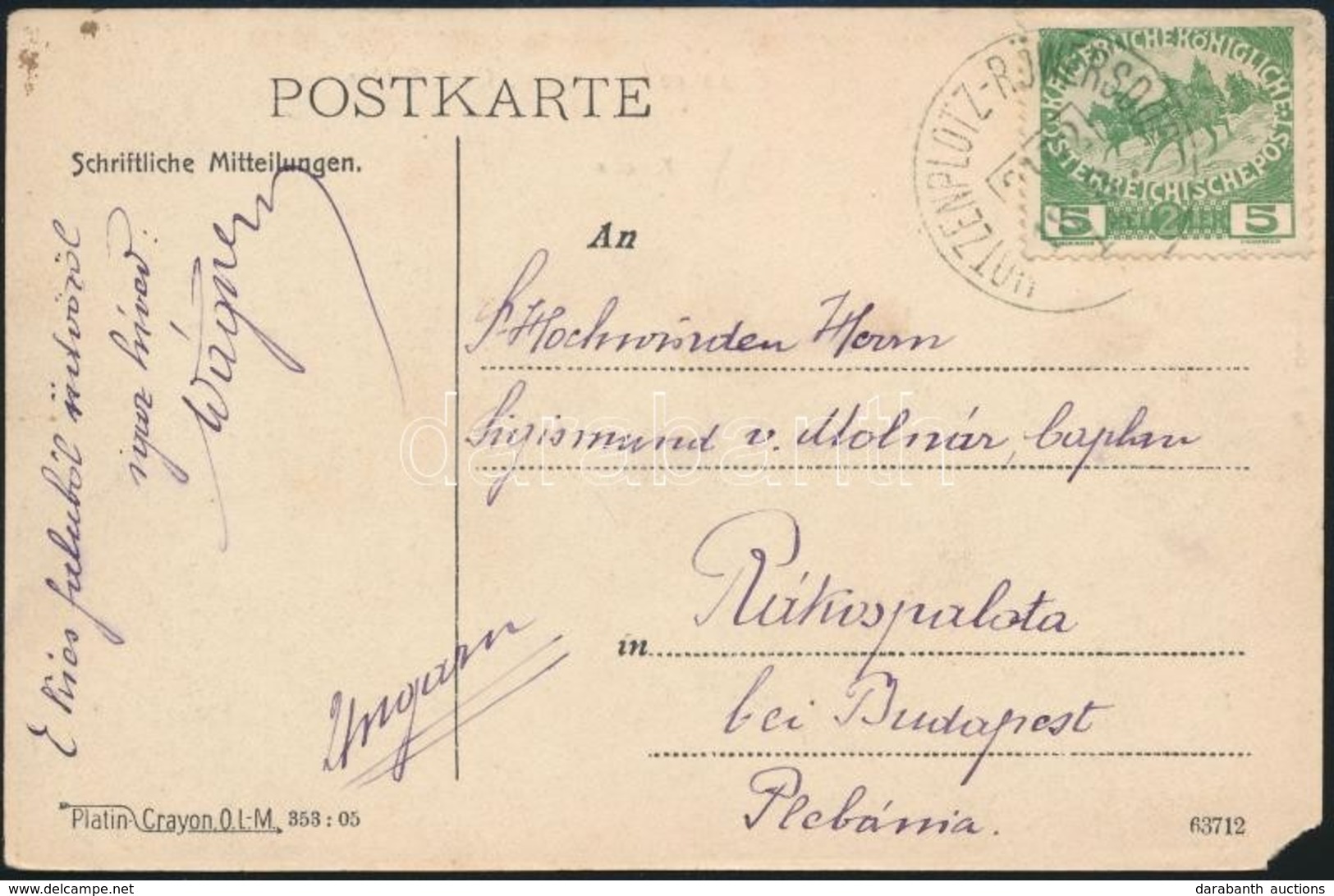 Ausztria 1916 - Andere & Zonder Classificatie