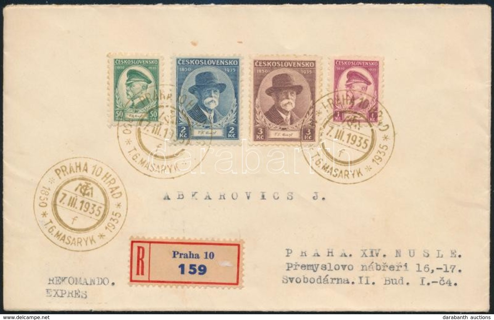 Csehszlovákia 1935 - Other & Unclassified