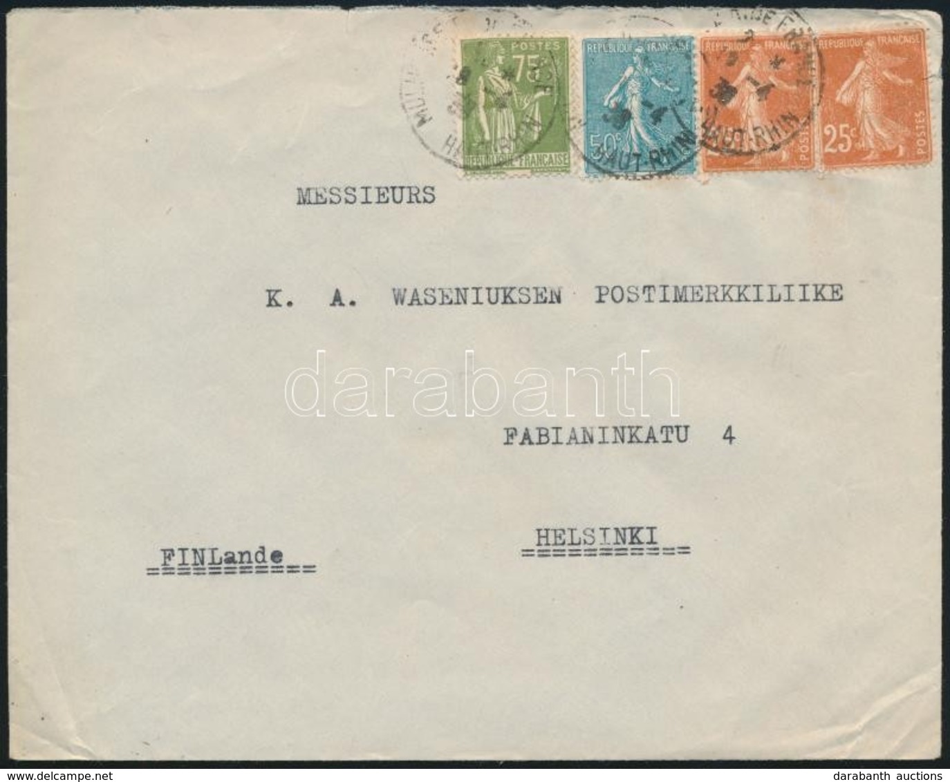 Franciaország 1938 - Andere & Zonder Classificatie