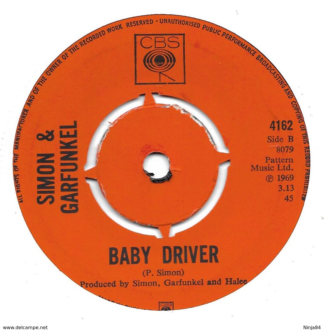 SP 45 RPM (7")   Simon & Garfunkel  "  The Boxer  "  Angleterre - Autres - Musique Anglaise