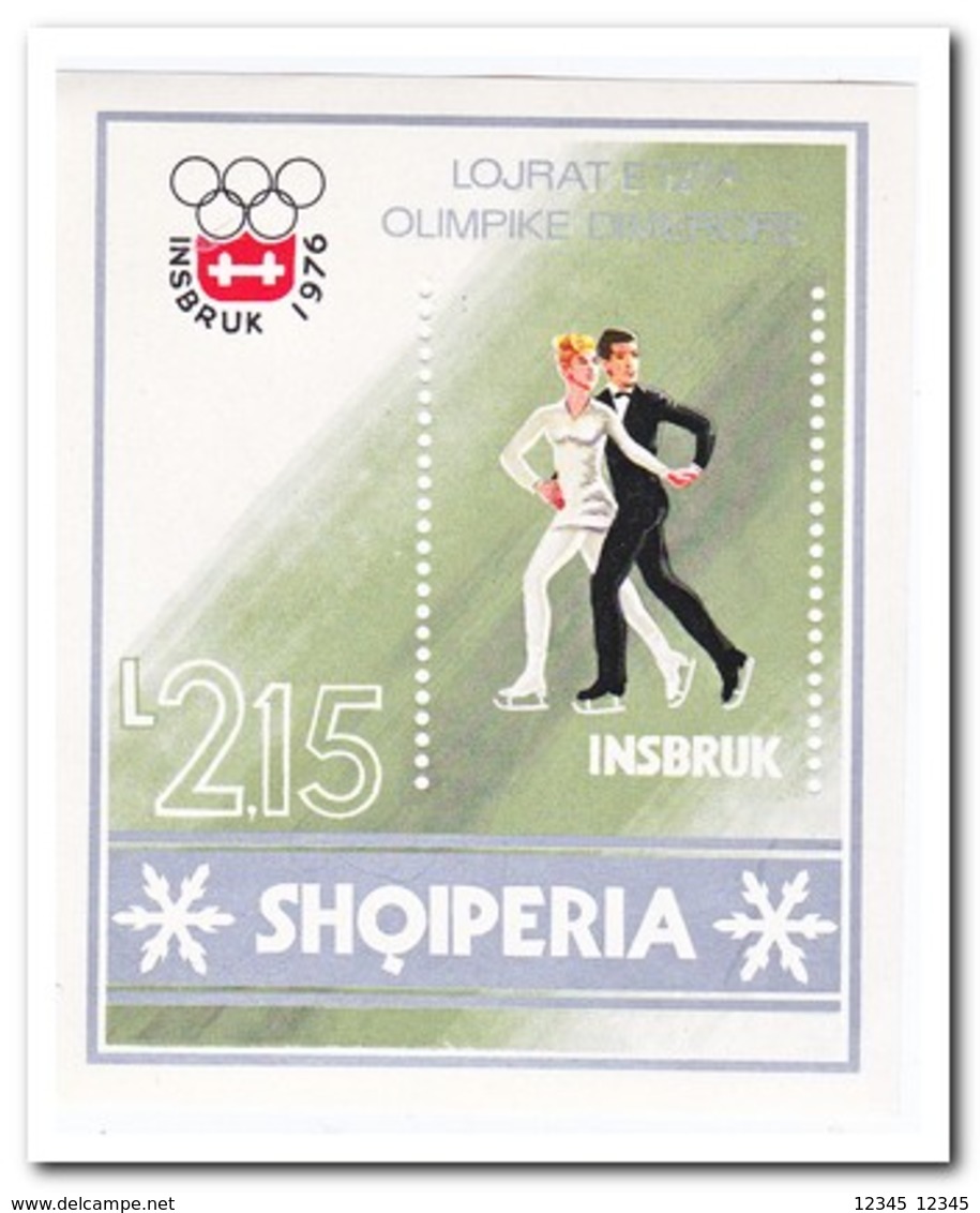 Albanië 1976, Postfris MNH, Olympic Winter Games - Albanië