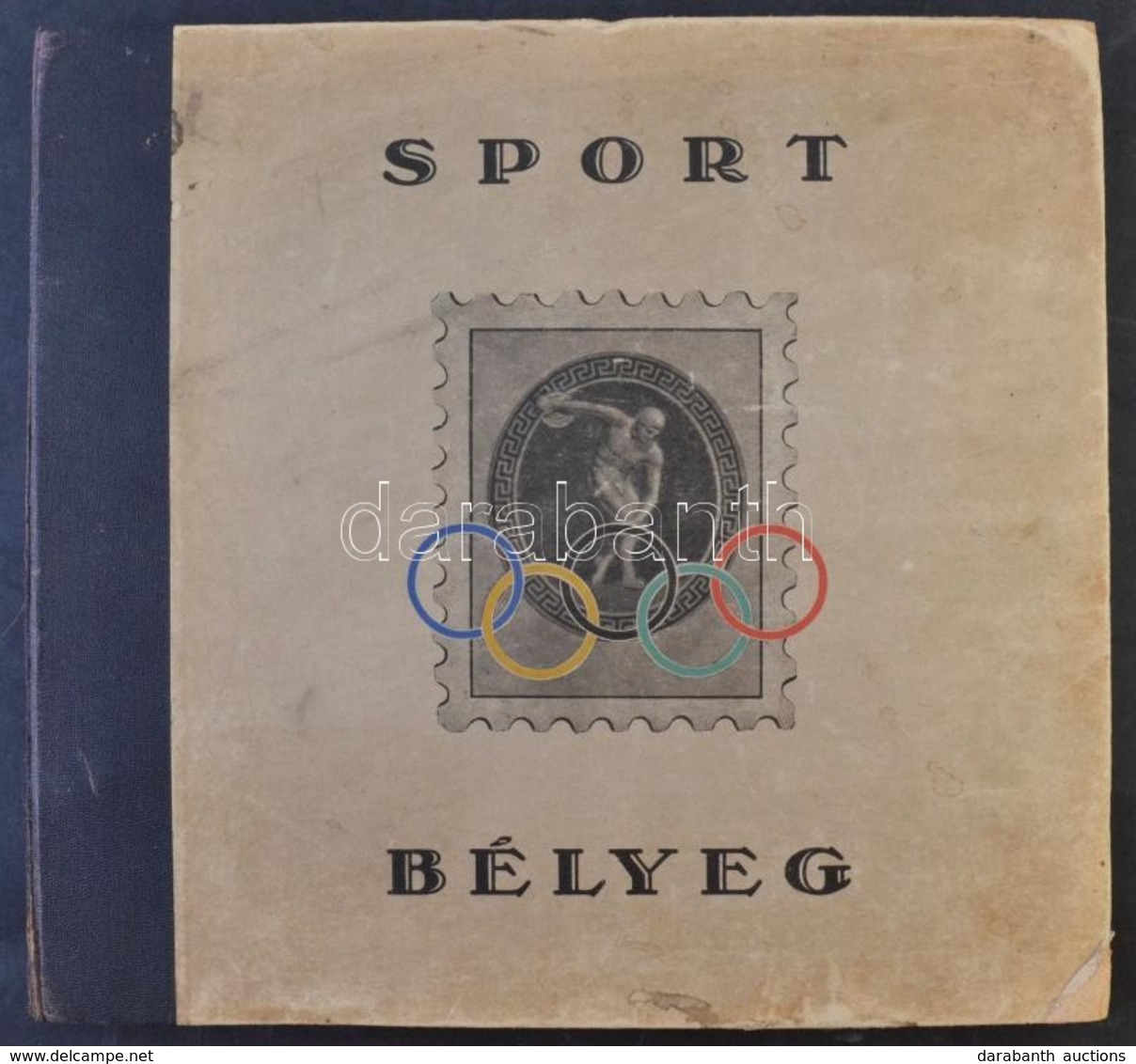 Olimpia és Sport Bélyegek Előnyomott Albuma 1896-1938, Használatlan, üres  / Album Of Olympia And Sports Issues 1896-193 - Andere & Zonder Classificatie