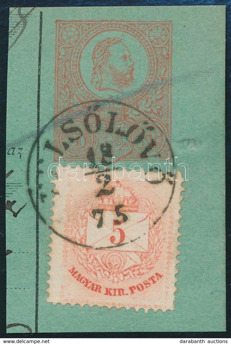 1874 5kr I. Típus, Finom Gyöngyjavítás (ex Lovász) - Autres & Non Classés