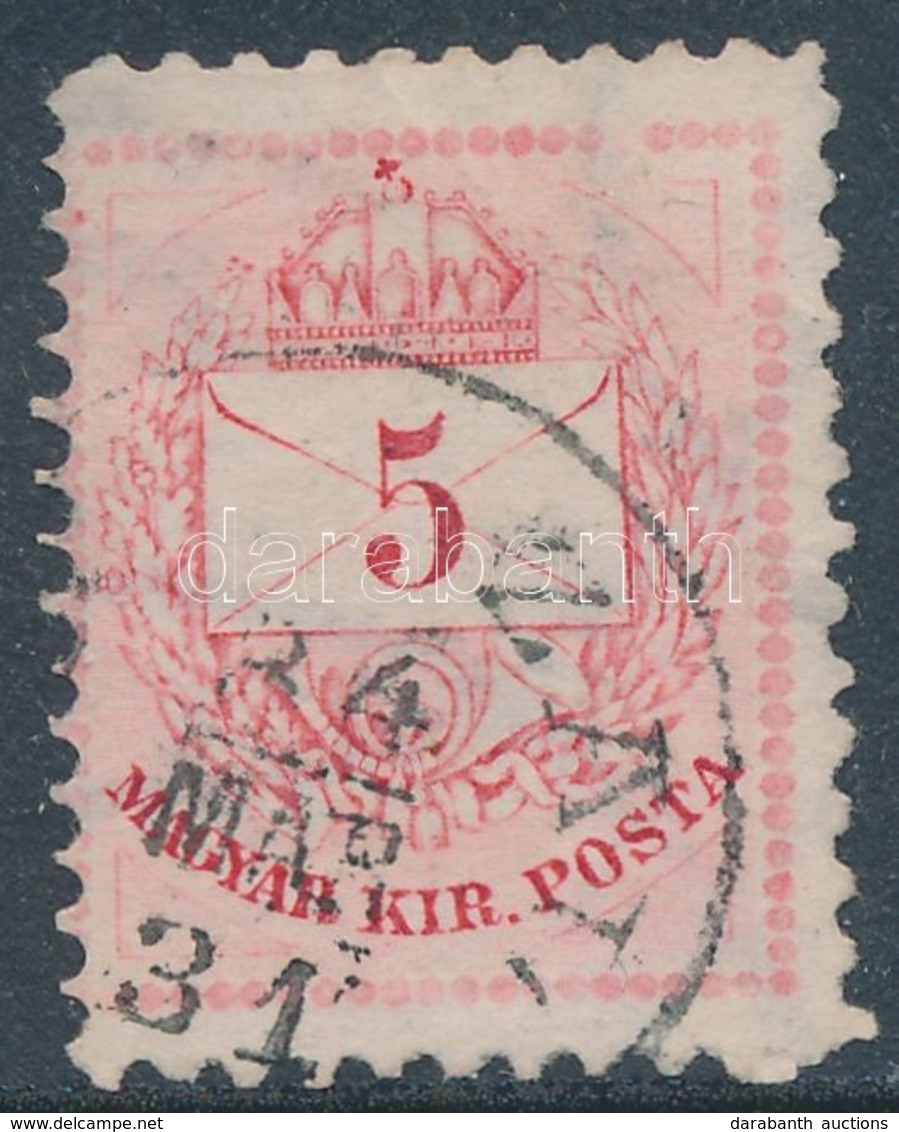 O 1881 5kr Vegyes Fogazással - Other & Unclassified