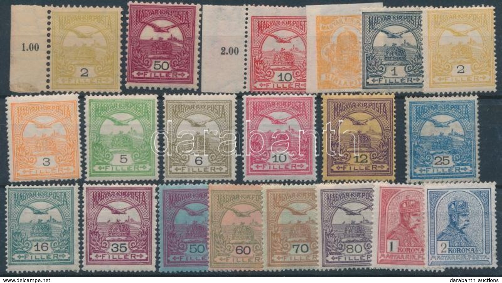 ** 1900-1913 20 Db Klf Turul Bélyeg - Andere & Zonder Classificatie