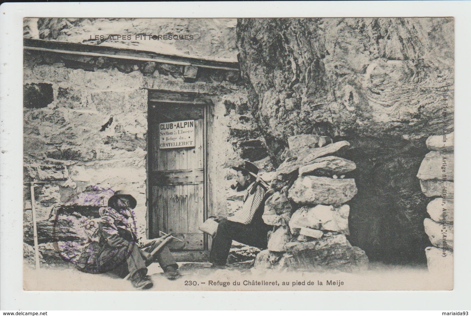 SAINT CHRISTOPHE EN OISANS - ISERE - REFUGE DU CHATELLERET AU PIED DE LA MEIJE - Autres & Non Classés