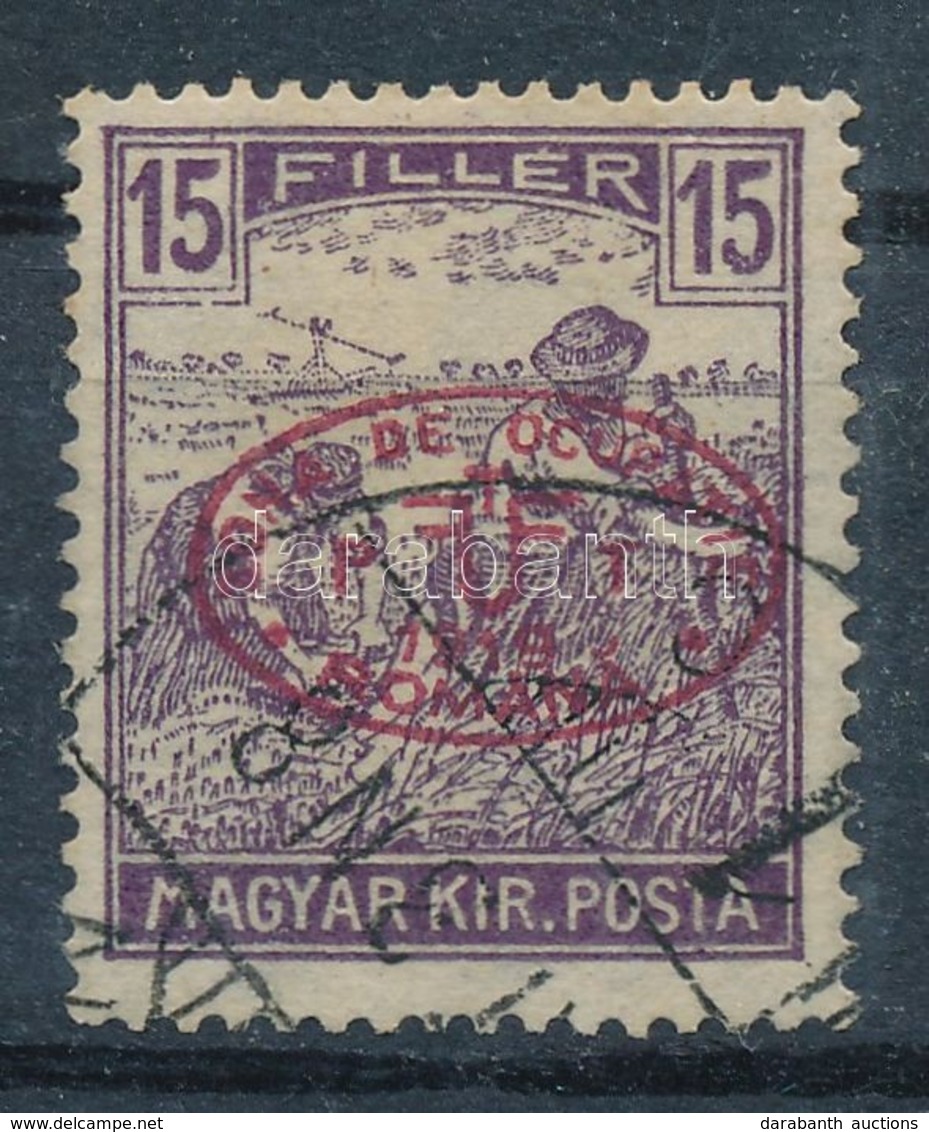 O Debrecen 1919 Arató 15f Piros Felülnyomással, Bodor Vizsgálójellel (30.000) - Altri & Non Classificati