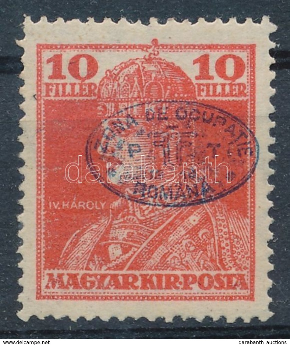 ** Debrecen 1919 Károly 10f I. Lemez, Szép Darab, Bodor Vizsgálójellel (80.000) - Other & Unclassified