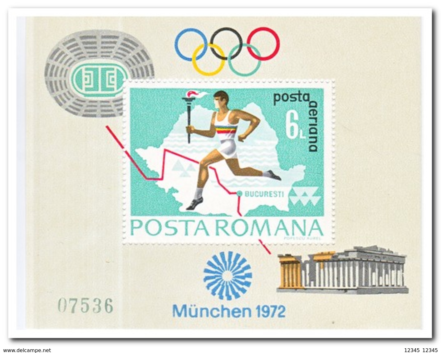 Roemenië 1972, Postfris MNH, Olympic Summer Games - Ongebruikt