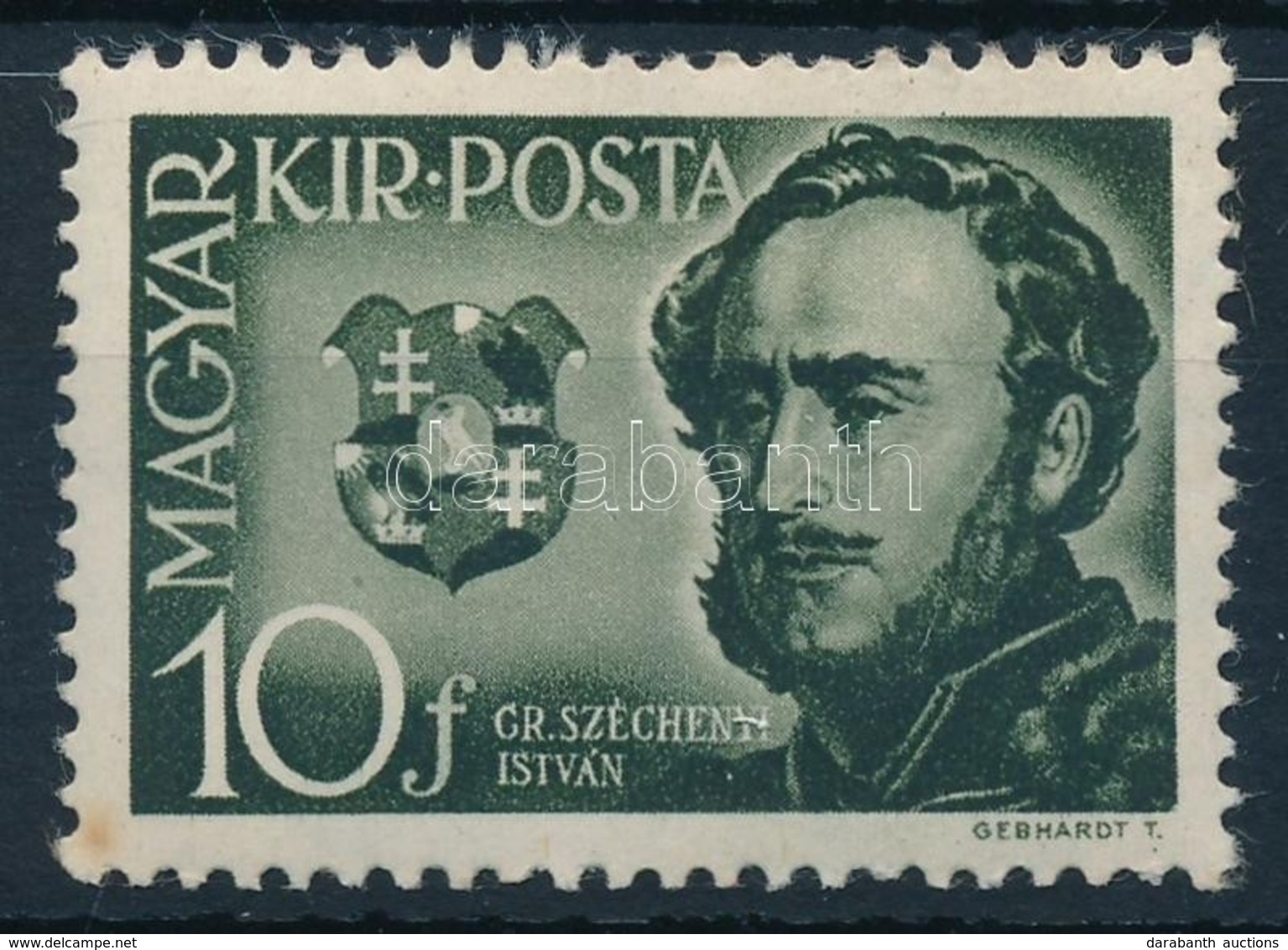 * 1941 Széchenyi 10f 'fehér Hasú Holló' Lemezhiba - Other & Unclassified