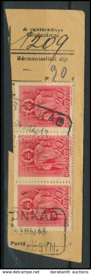 1943 'SONKÁD' Postaügynökségi Bélyegzés - Andere & Zonder Classificatie