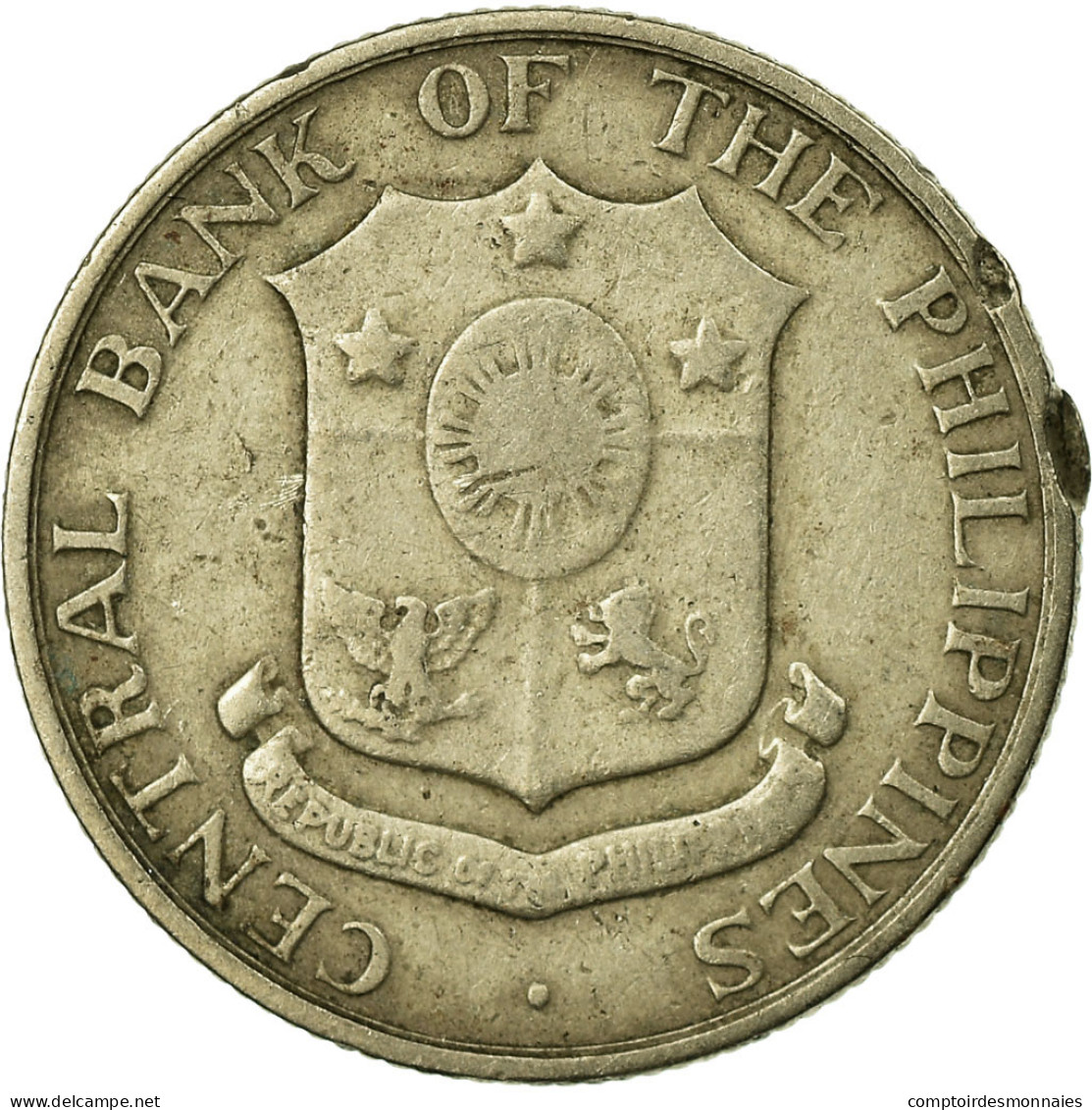 Monnaie, Philippines, 10 Centavos, 1960, TB+, Copper-Nickel-Zinc, KM:188 - Philippines