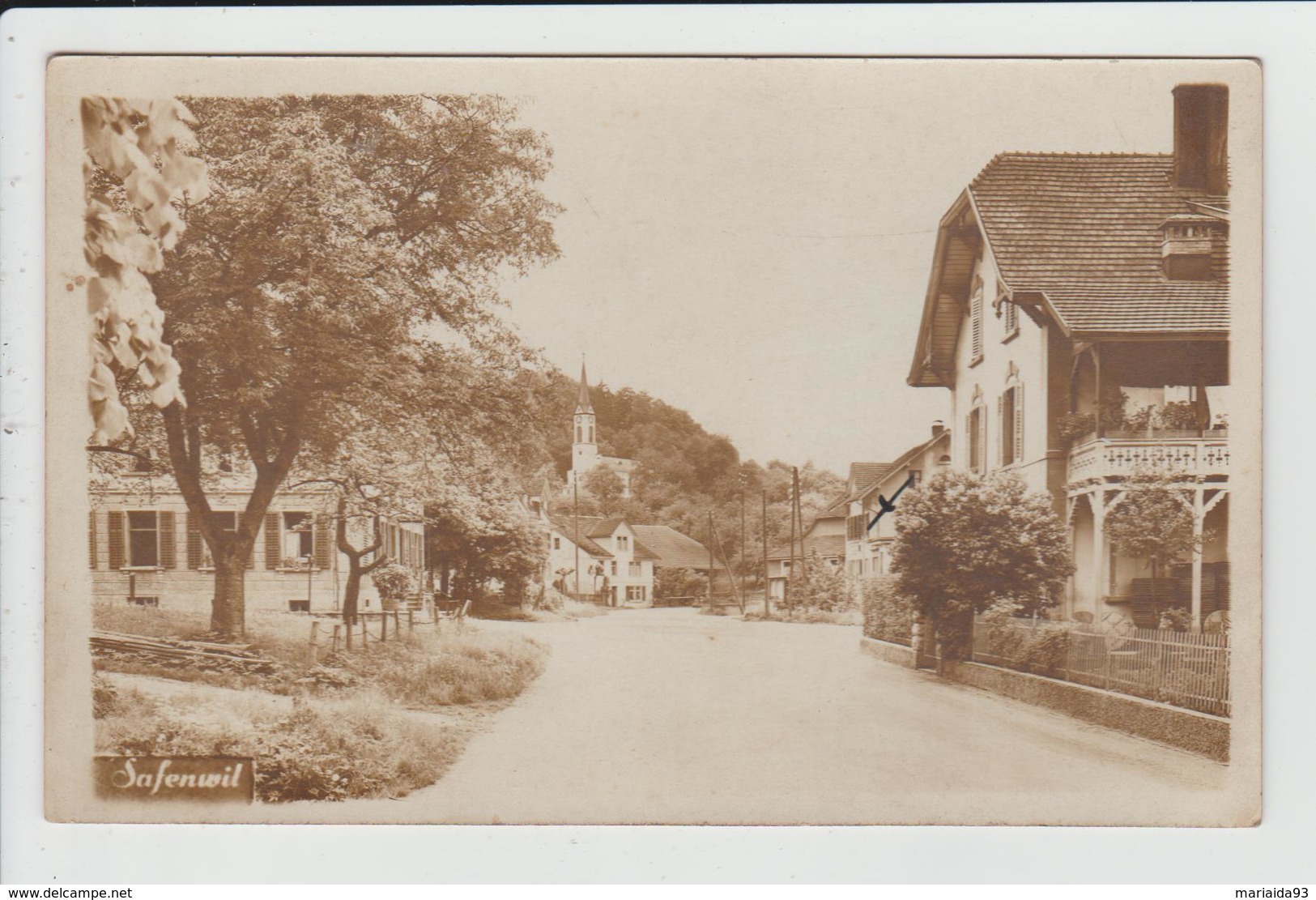 SAFENWIL - SUISSE - CARTE PHOTO - Other & Unclassified