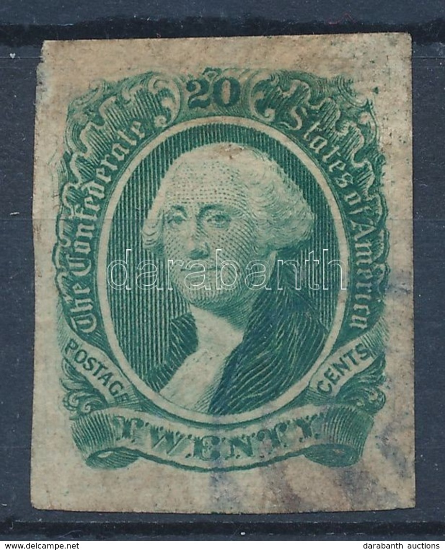 * O 1851 Konföderációs 20c (1974-es Yv. Kat. 200 Fr) - Other & Unclassified