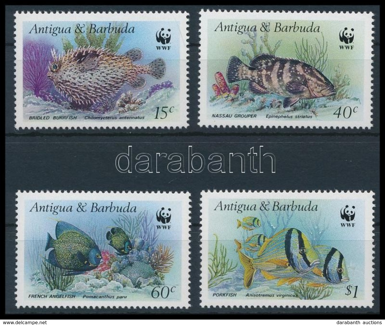 ** 1987 WWF: Halak Sor,
WWF: Fishes Set
Mi 1010-1013 - Andere & Zonder Classificatie