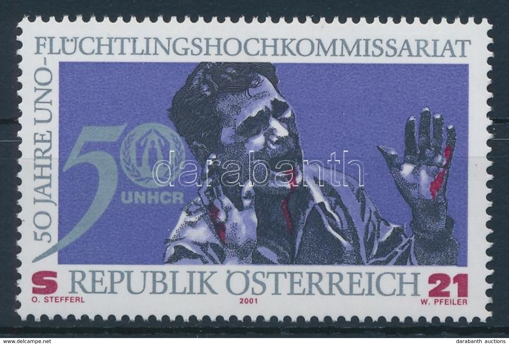 ** 2001 Menekültekért Bélyeg,
For Refugees Stamp
Mi 2347 - Andere & Zonder Classificatie