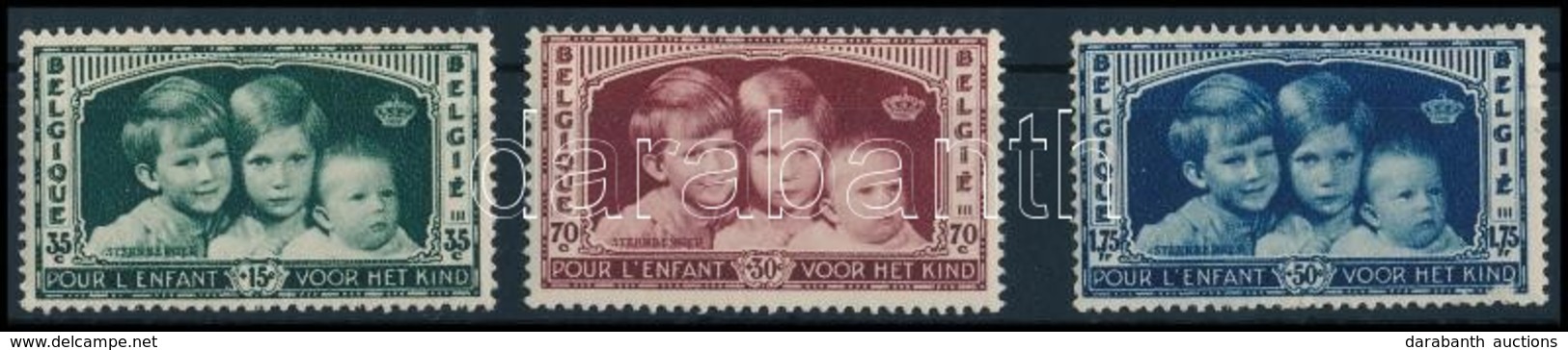 ** 1935 Gyermekekért Sor,
For Children Set
Mi 396-398 - Other & Unclassified