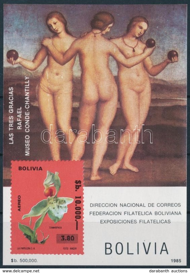 ** 1985 Raffaello Festmény Blokk,
Raffaello Painting Block
Mi 148 - Other & Unclassified