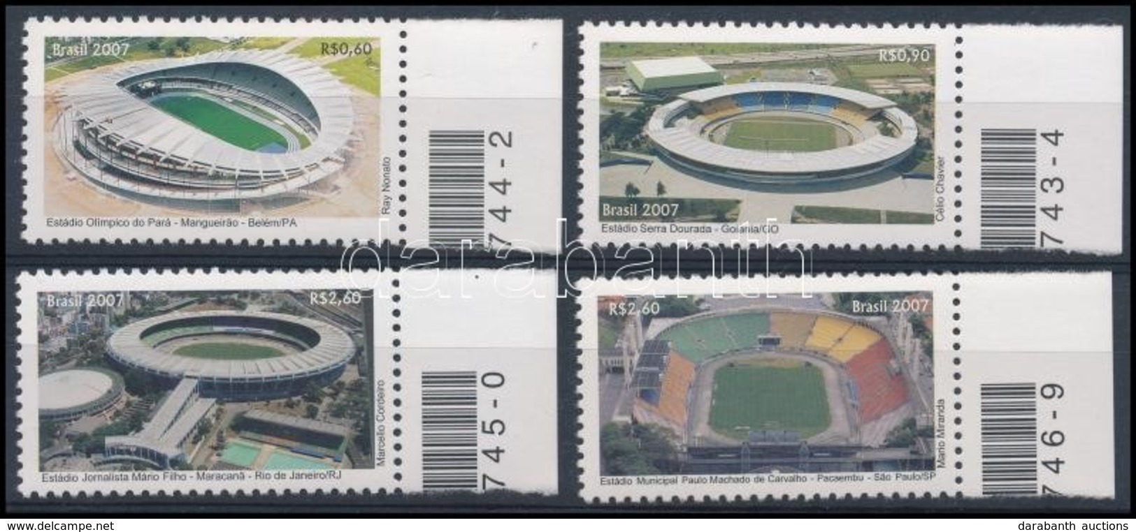 ** 2007 Stadion ívszéli Sor Mi 3484-3487 - Other & Unclassified