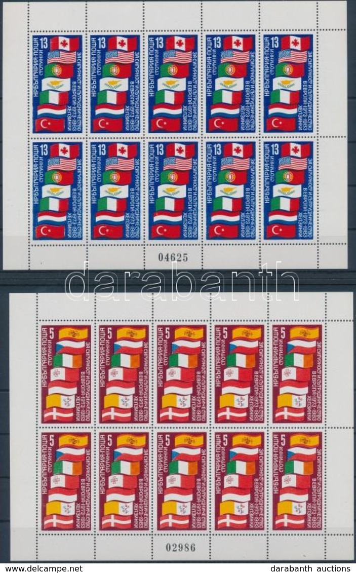 ** 1982 Európai Biztonság és Együttműködés Kisívsor Mi 3138-3141 (4 Stecklapon) - Other & Unclassified