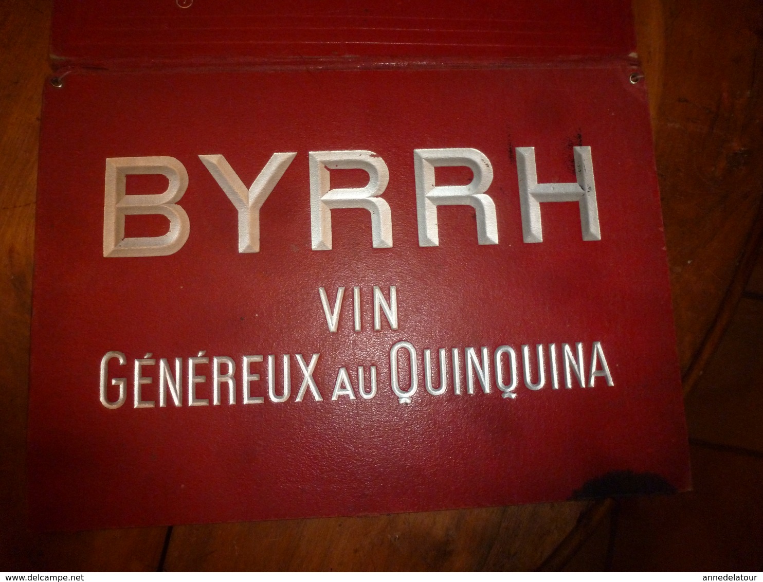 Classeur Pour Menus BYRRH Vin Généreux Au Quinquina - Maison L. VIOLET Frères à THUIR (Pyrénées Orientales) - Autres & Non Classés