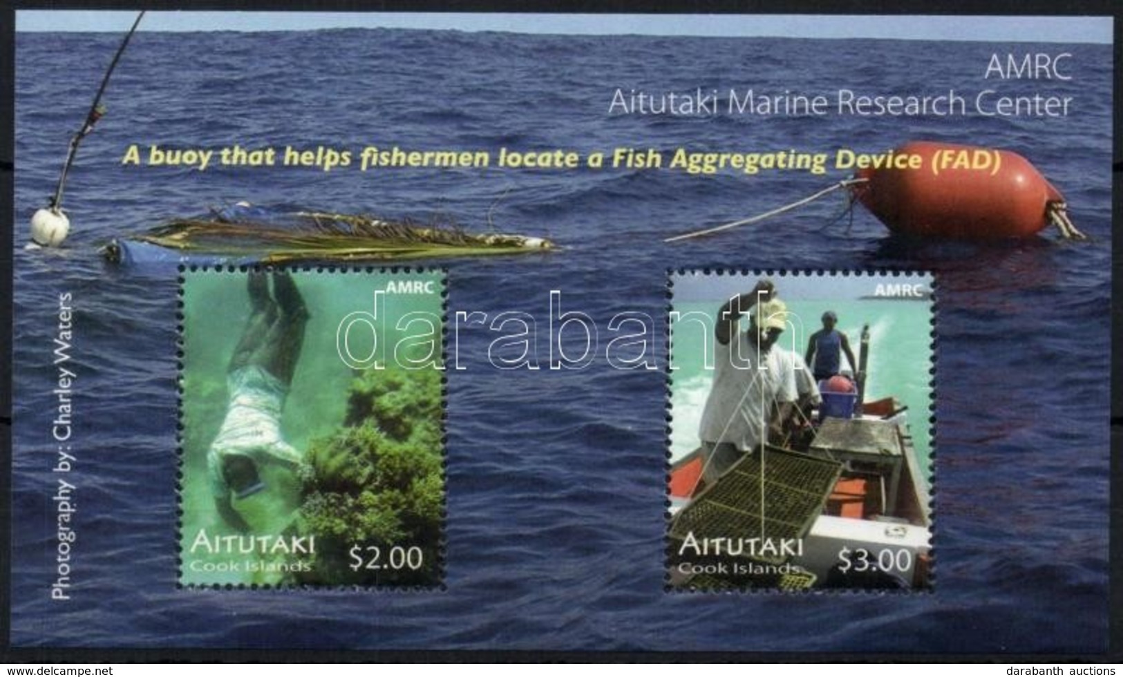 ** 2011 Aitutaki Tengeri Kutatóintézet Kisív Sor (6 Klf) Mi 822-827 + Blokk Mi 91 - Andere & Zonder Classificatie