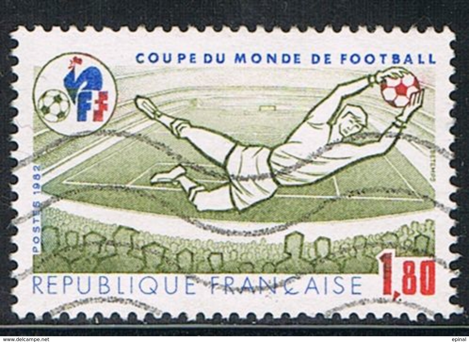 FRANCE : N° 2209 Oblitéré (Coupe Du Monde De Football) - PRIX FIXE - - Used Stamps