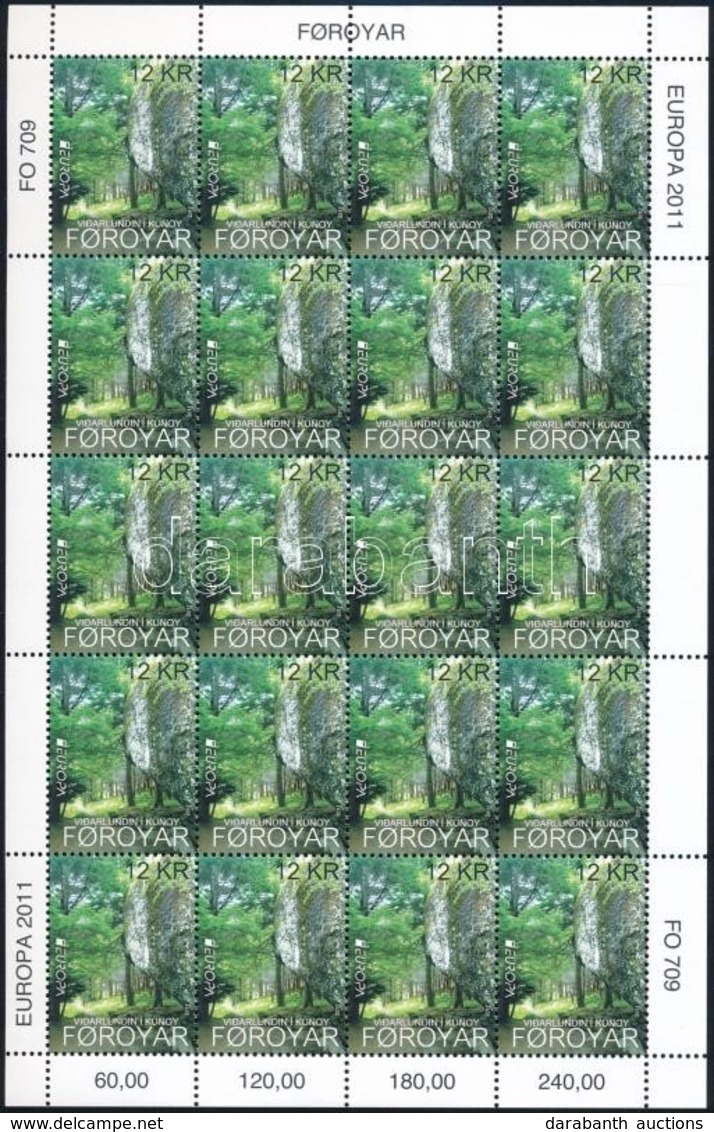 ** 2011 Europa CEPT Erdők Kisívsor Mi 722-723 - Andere & Zonder Classificatie