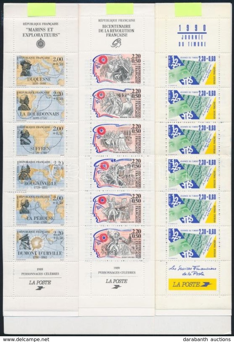 ** 1988-1990 3 Db Klf  Bélyegfüzet Mi 15, 16, 18 (Mi EUR 23,50.-) - Other & Unclassified