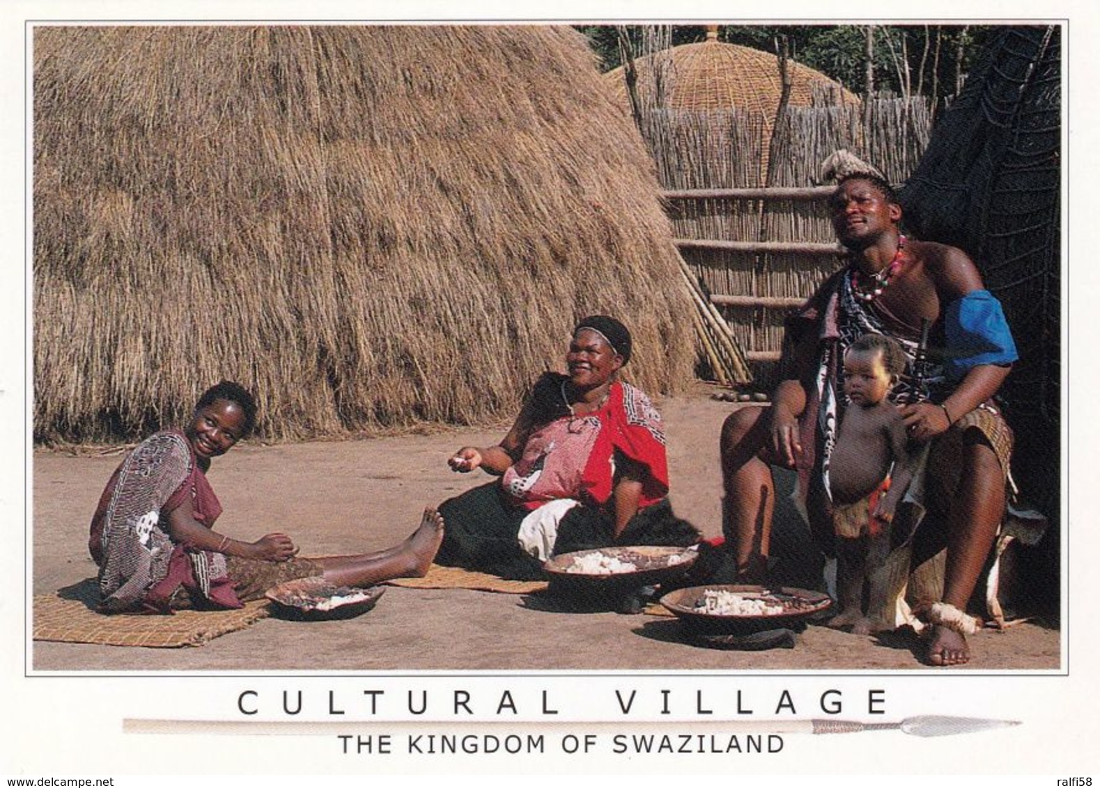 1 AK Swasiland / Kingdom Of Swaziland * Mantenga Cultural Village - Ein Authentisch Nachgebautes Swazi-Dorf * - Swasiland