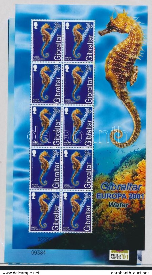 ** 2001 Európa: Víziállatok Kisívsor Mi 962-965 - Andere & Zonder Classificatie