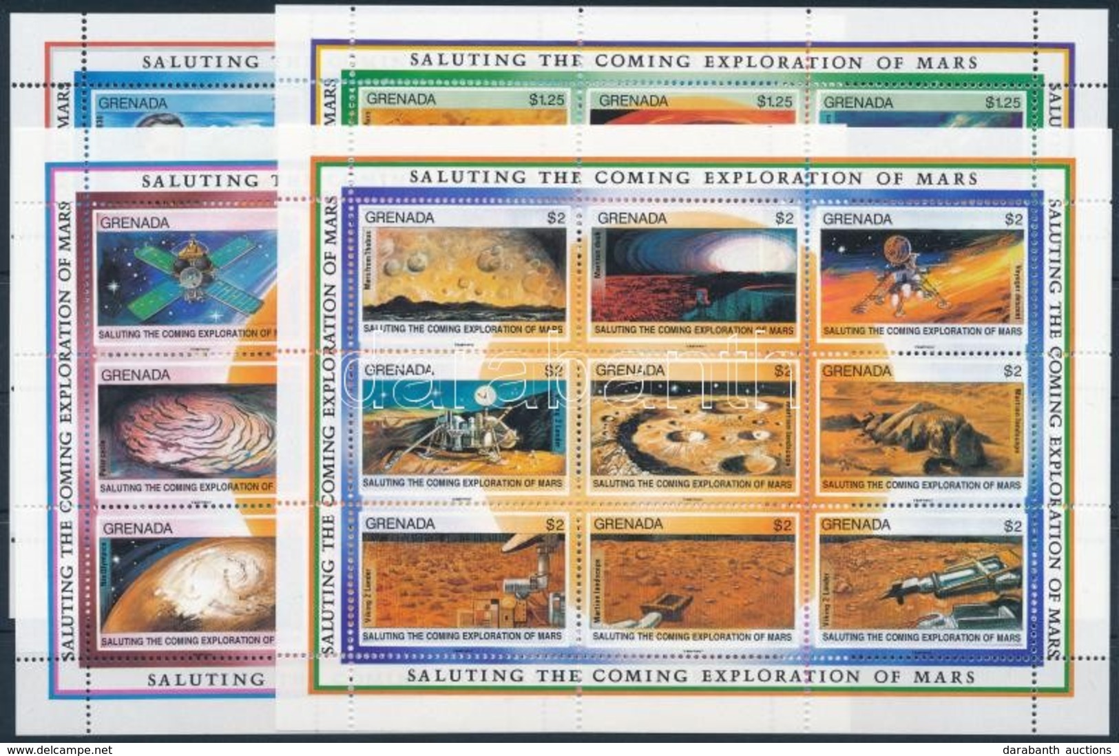 ** 1991 Mars Kutatás Kisív Sor Mi 2278-2313 - Other & Unclassified