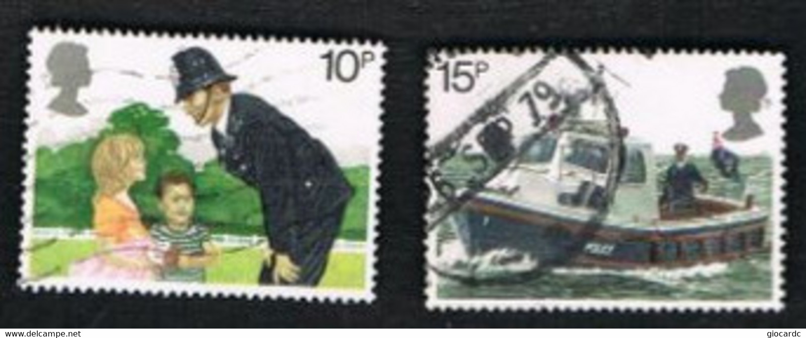 GRAN BRETAGNA (UNITED KINGDOM) -  SG 1100.1103  -  1979 METROPOLITAN POLICE  - USED - Usati