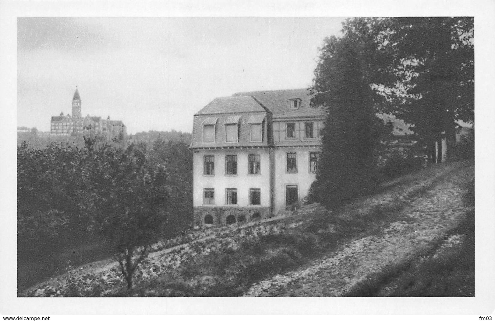 Clervaux Carte Sépia Maison Saint François - Clervaux