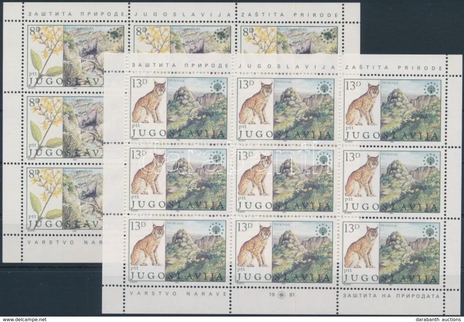 ** 1981 Állatok Kisívsor,
Animals Mini Sheet Set
Mi 1908-1909 - Andere & Zonder Classificatie