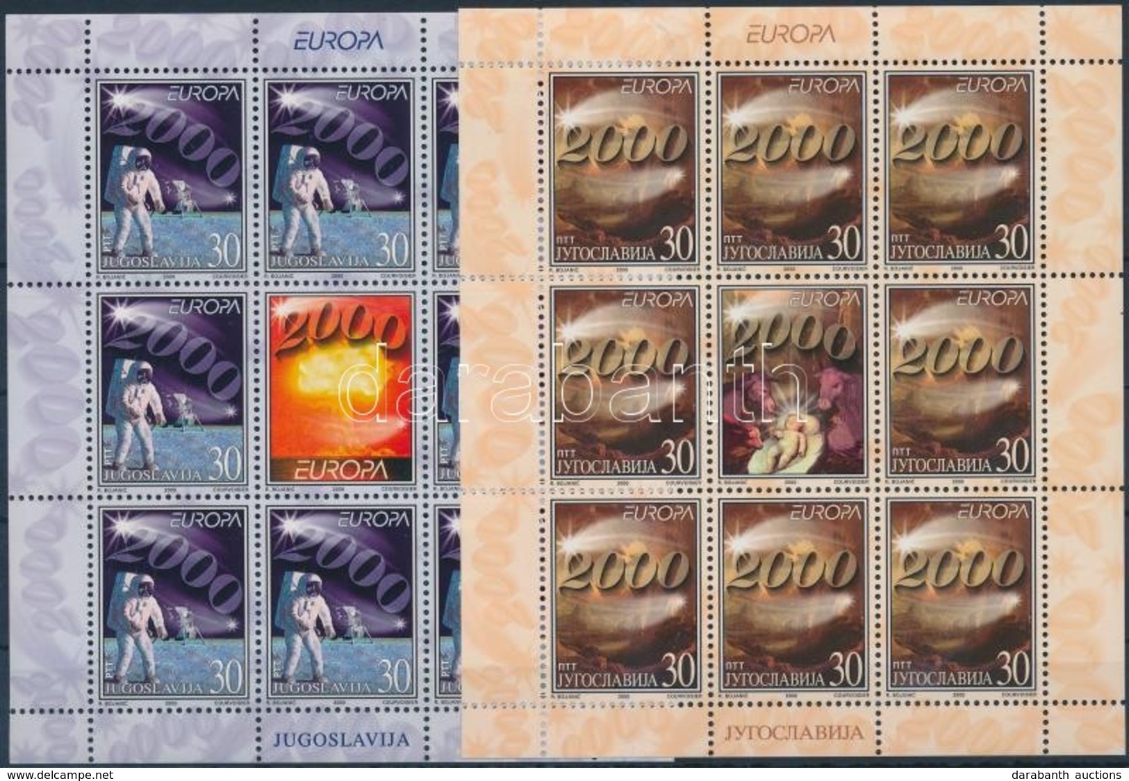 ** 2000 Europa CEPT Kisívsor Mi 2975-2976 - Andere & Zonder Classificatie